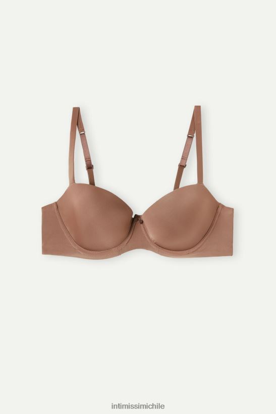 Intimissimi sujetador balconette sofia ultraligero de microfibra mujer 502i-beige oscuro ropa interior L4BXFJ631