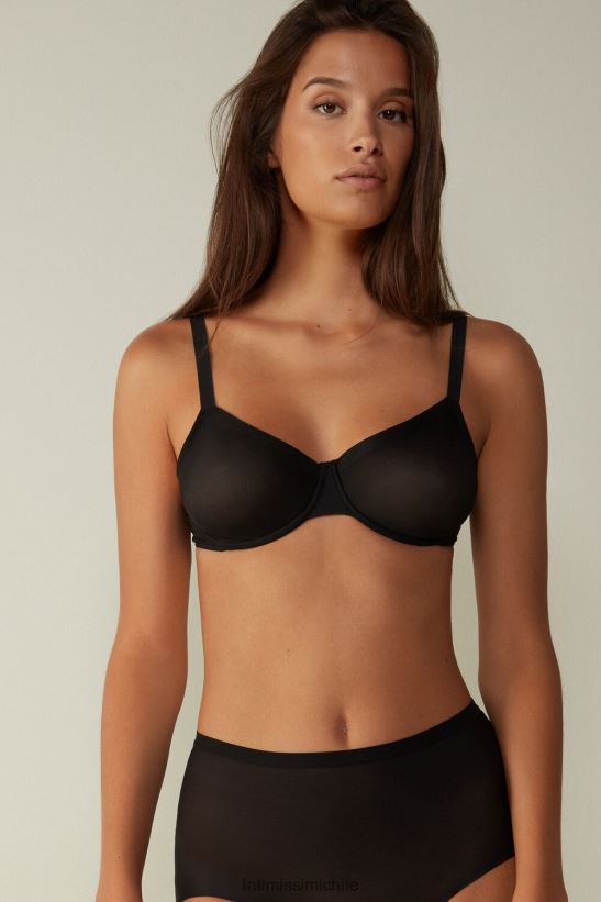 Intimissimi sujetador balconette sveva invisible touch mujer 019-negro ropa interior L4BXFJ779