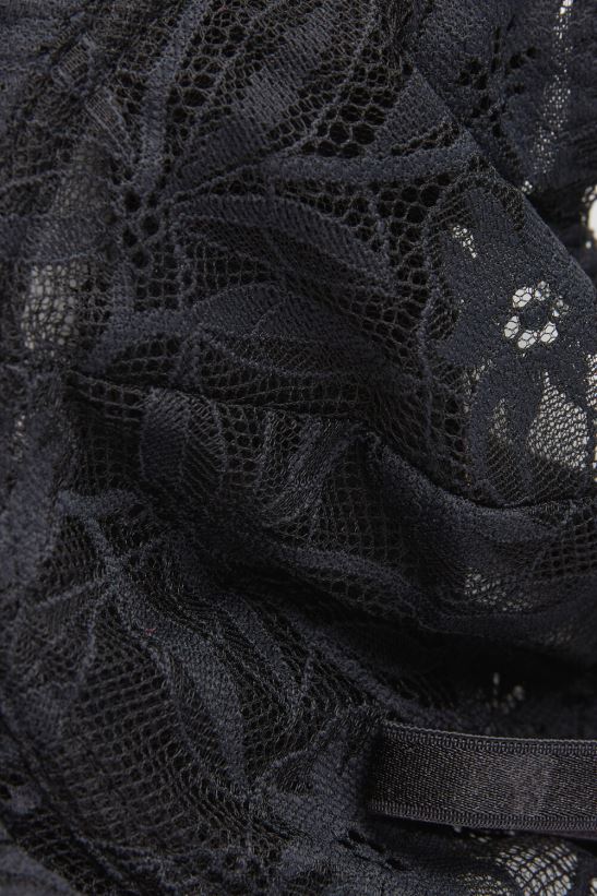 Intimissimi sujetador bandeau balconette flores sensuales mujer 019-negro ropa interior L4BXFJ476