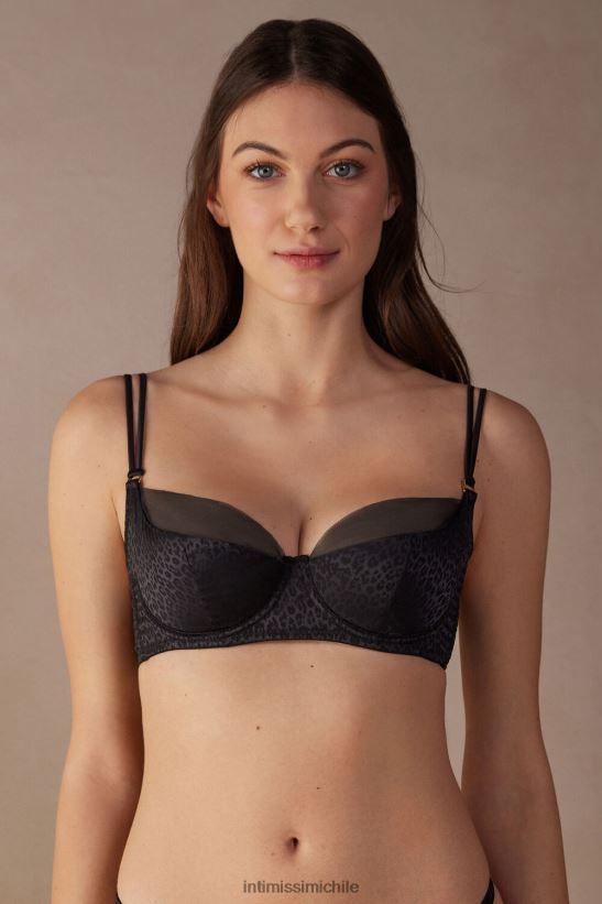 Intimissimi sujetador carioca minimalista fresco mujer 019-negro ropa interior L4BXFJ587
