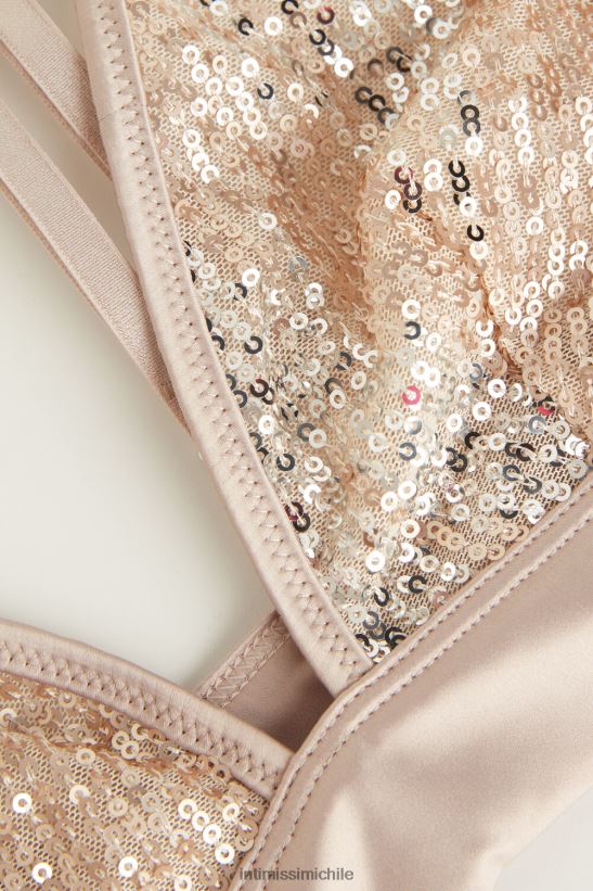 Intimissimi sujetador triangular con encanto brillante mujer 237j-natural/plata ropa interior L4BXFJ535