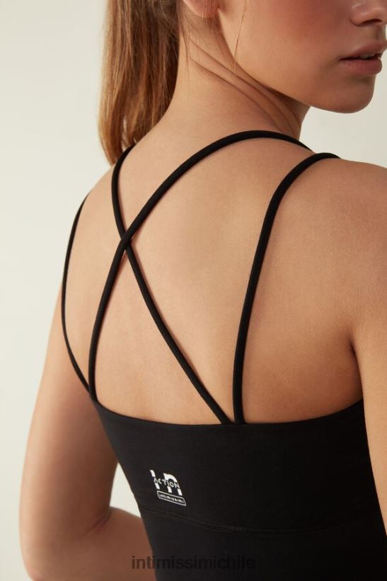 Intimissimi top sujetador con relleno in action mujer 019-negro ropa interior L4BXFJ746