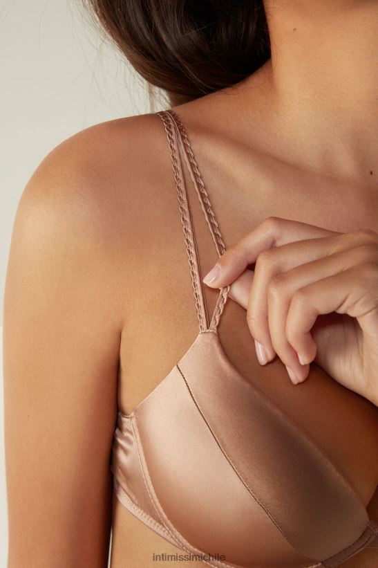 Intimissimi sujetador push-up bellissima de seda mujer 163i-rosa satinado ropa interior L4BXFJ798