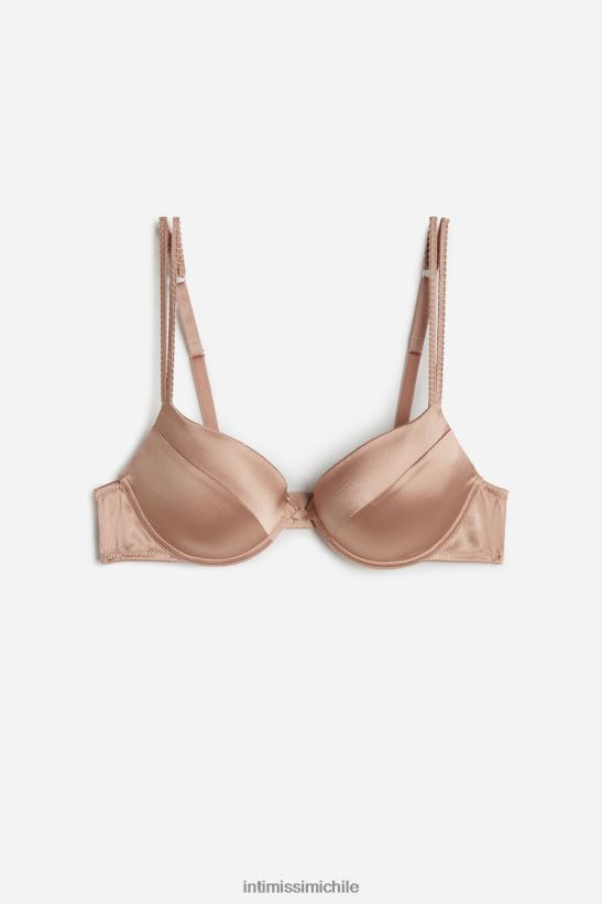 Intimissimi sujetador push-up bellissima de seda mujer 163i-rosa satinado ropa interior L4BXFJ798