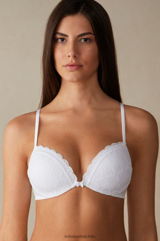 Intimissimi sujetador push-up de encaje silvia mujer 001-blanco ropa interior L4BXFJ617