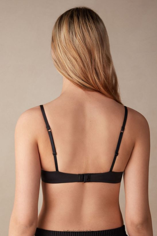 Intimissimi sujetador push-up gioia ultraligero de microfibra mujer 019-negro ropa interior L4BXFJ472