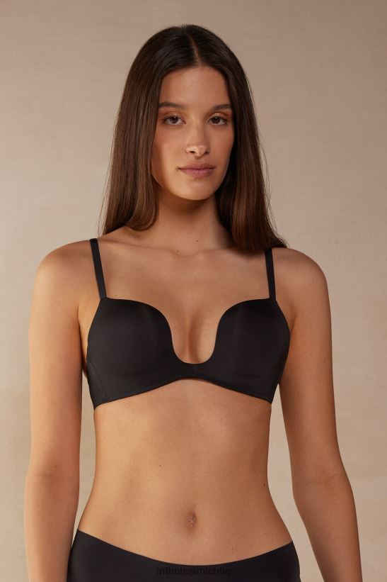 Intimissimi sujetador push-up monica ultraligero de microfibra mujer 019-negro ropa interior L4BXFJ507