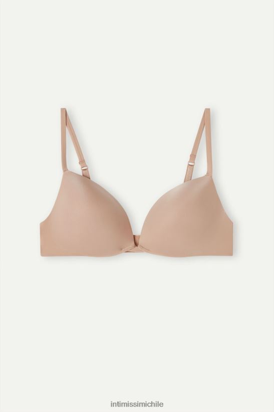 Intimissimi sujetador push-up silvia de microfibra ultraligero mujer 044-beige suave ropa interior L4BXFJ520