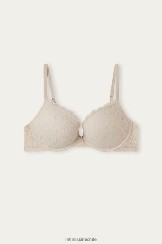 Intimissimi sujetador súper push-up de encaje elettra mujer 2280-seda rosa ropa interior L4BXFJ682