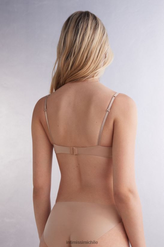 Intimissimi sujetador súper push-up de microfibra ultraligero simona mujer 044-beige suave ropa interior L4BXFJ500