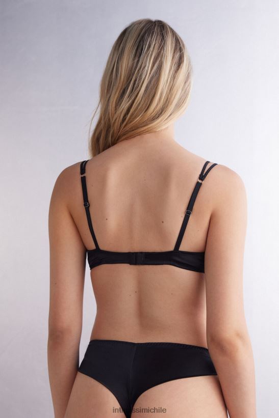 Intimissimi sujetador súper push-up de seda simona mujer 019-negro ropa interior L4BXFJ495