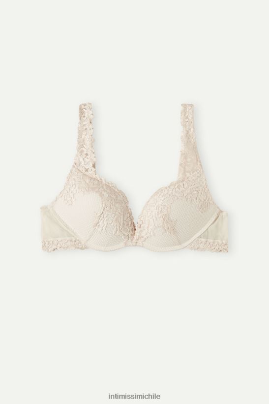 Intimissimi sujetador súper push-up gioia flores bonitas mujer 2280-seda rosa ropa interior L4BXFJ637