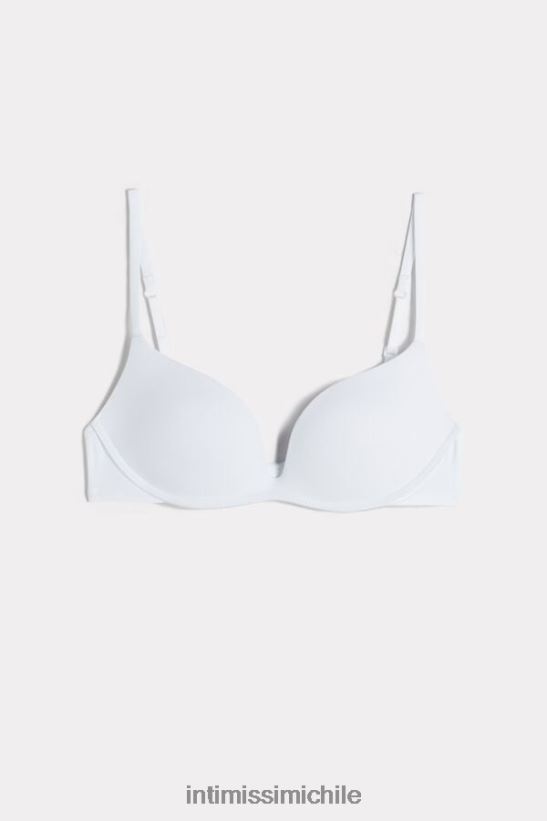 Intimissimi sujetador super push-up microfibra copa gioia c-d mujer 001-blanco ropa interior L4BXFJ837
