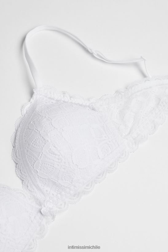 Intimissimi sujetador triangular de encaje tiziana mujer 001-blanco ropa interior L4BXFJ713