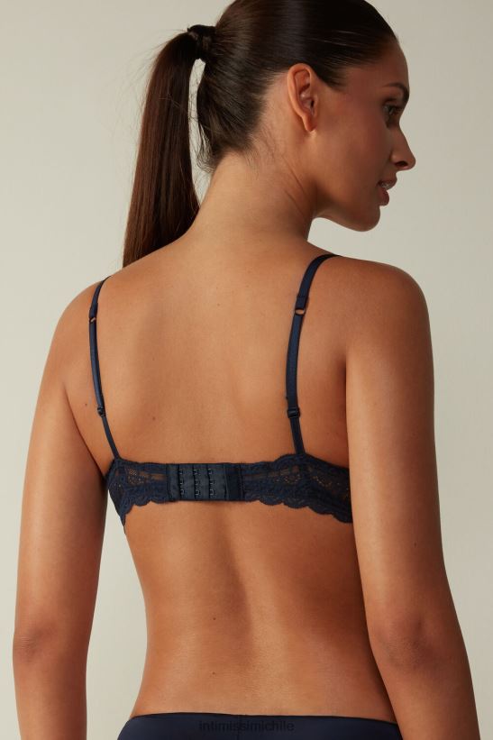 Intimissimi sujetador triangular de encaje tiziana mujer 1467-azul intenso ropa interior L4BXFJ717