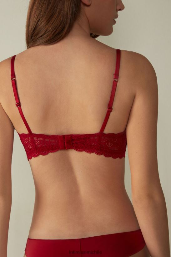 Intimissimi sujetador triangular de encaje tiziana mujer 1473-rojo ropa interior L4BXFJ661