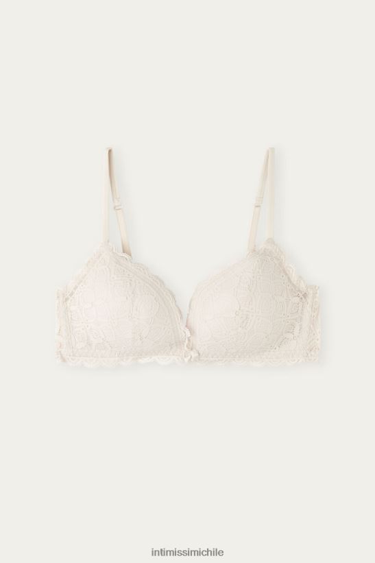 Intimissimi sujetador triangular de encaje tiziana mujer 2280-seda rosa ropa interior L4BXFJ709