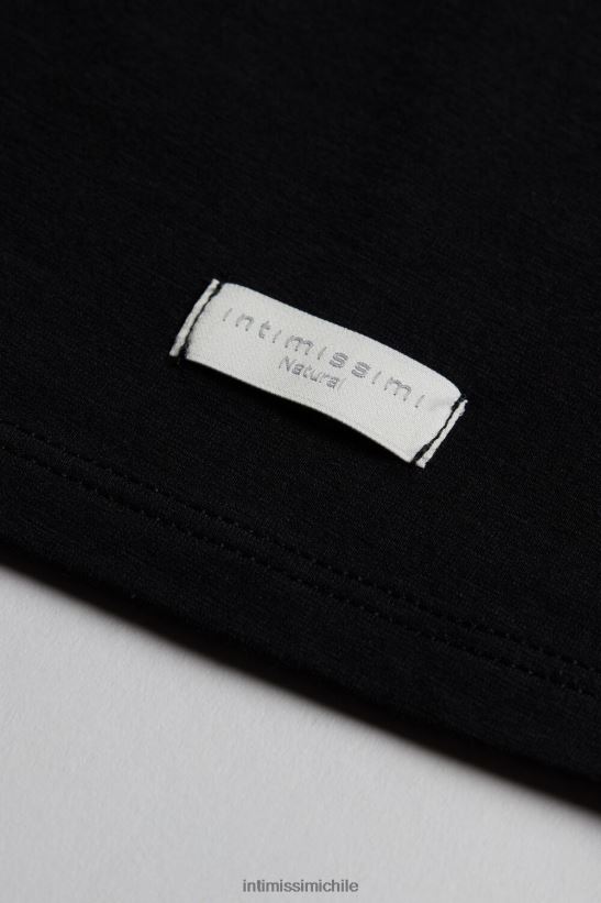 Intimissimi camiseta sin mangas de algodón natural con hombros anchos mujer 019-negro vestir L4BXFJ1486