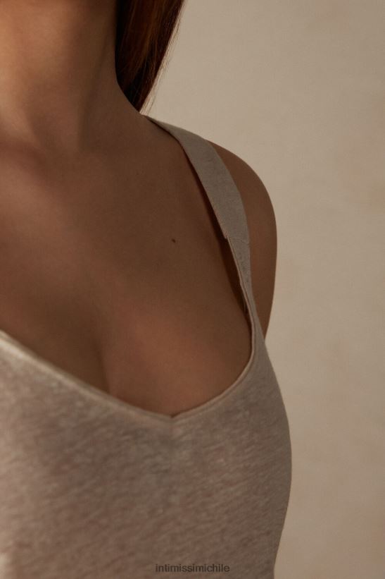 Intimissimi camisola de lino mujer 913i-cuerda beige vestir L4BXFJ1293