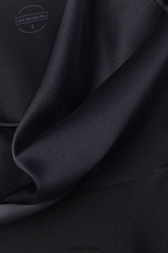 Intimissimi chaleco de seda y modal mujer 019-negro vestir L4BXFJ1367