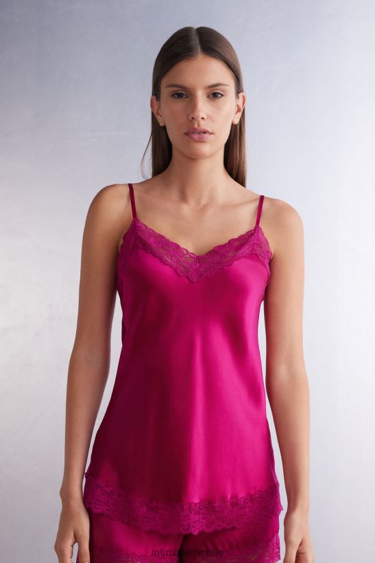Intimissimi top de encaje y seda mujer 348j-orquídea morada vestir L4BXFJ1260