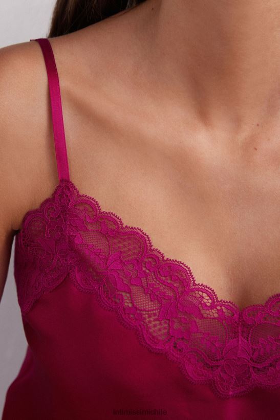 Intimissimi top de encaje y seda mujer 348j-orquídea morada vestir L4BXFJ1260