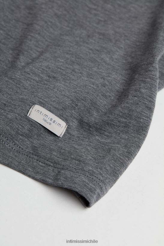 Intimissimi top de tirantes de algodón natural mujer Mezcla gris nube 616i vestir L4BXFJ1409