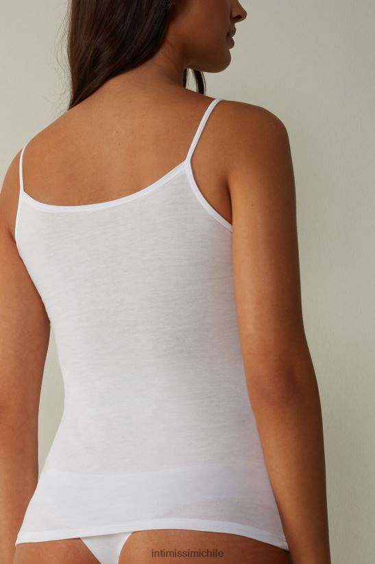Intimissimi top sin mangas de algodón supima ultrafresco mujer 001-blanco vestir L4BXFJ1463