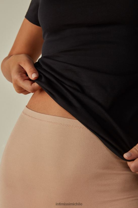 Intimissimi camiseta de manga corta de algodón supima ultrafresco mujer 019-negro vestir L4BXFJ1455