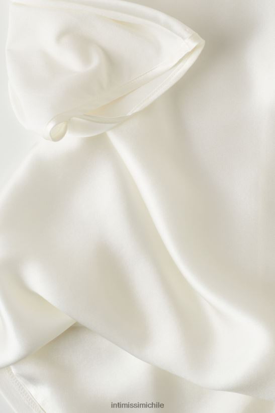 Intimissimi top de seda y modal de manga corta mujer 2127-blanco polvo vestir L4BXFJ1365
