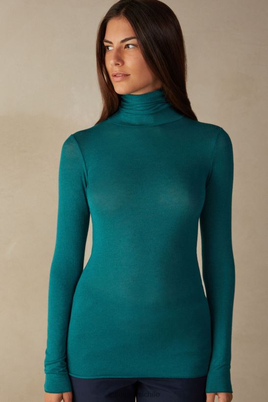 Intimissimi top ultraligero de cachemira y modal con cuello alto mujer 4572-perenne vestir L4BXFJ1350